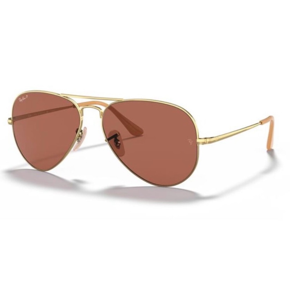 Ray-Ban RB3689 9064AF Purple rose Aviator Sunglasses polarized  mens women’s